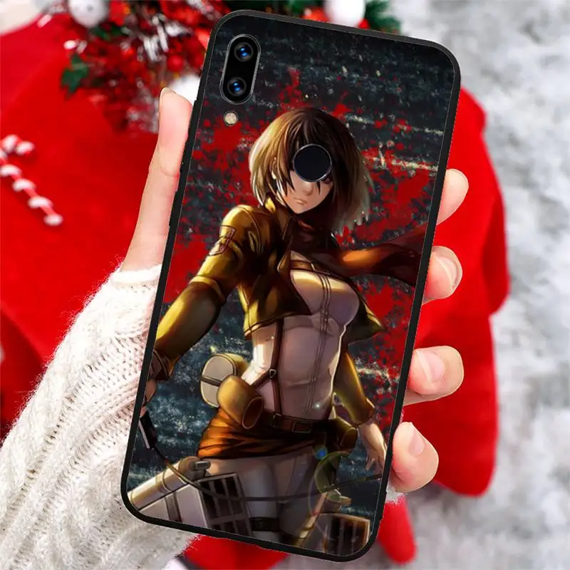 

Anime girl Attack on Titan Phone Case For Xiaomi Redmi note 7 8 9 t k30 max3 9 s 10 pro lite