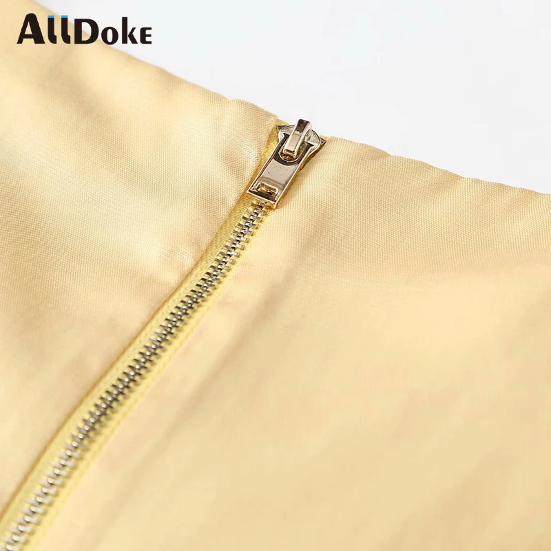 

ALLDOKE casual cross bow crop blouse women summer square collar lantern sleeve tops shirt ruffles ol ladies blouses blusas mujer