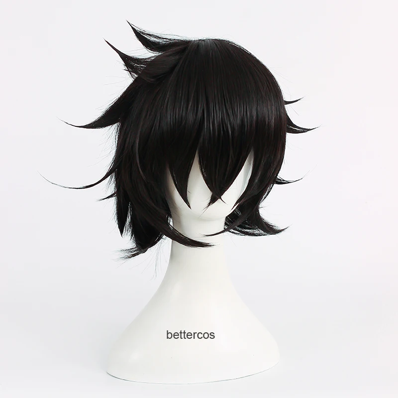 Восхода щит Hero наофуми иватани Косплэй парик короткие черные термостойкие