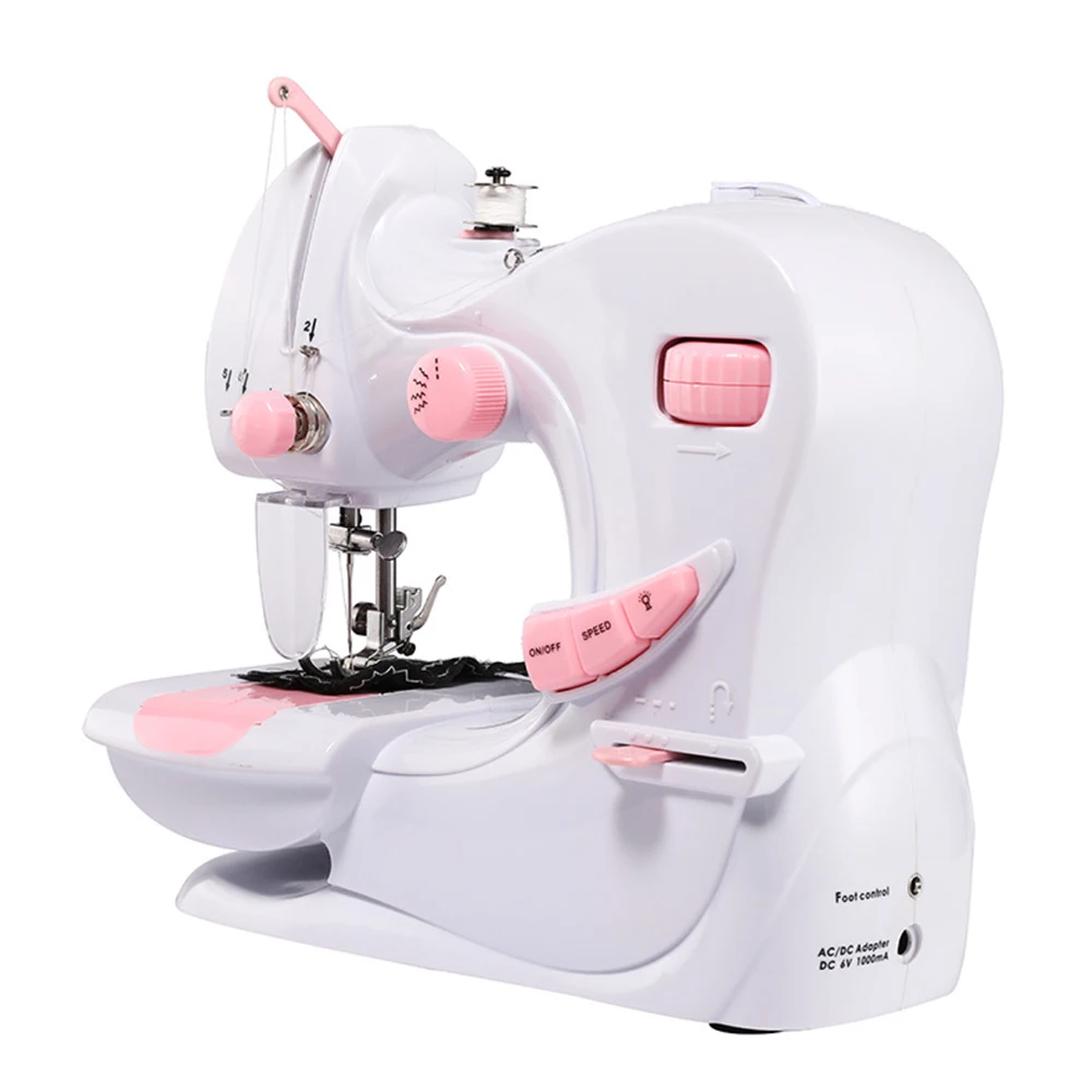 Новая электрическая швейная машина 2020 7 видов стежков двойная нить и закрытый