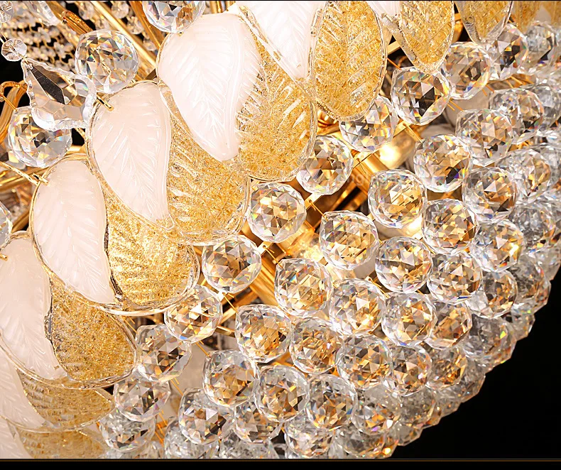 Современная Люстра потолочная светодиодная для гостиной спальни столовой K9 Gold