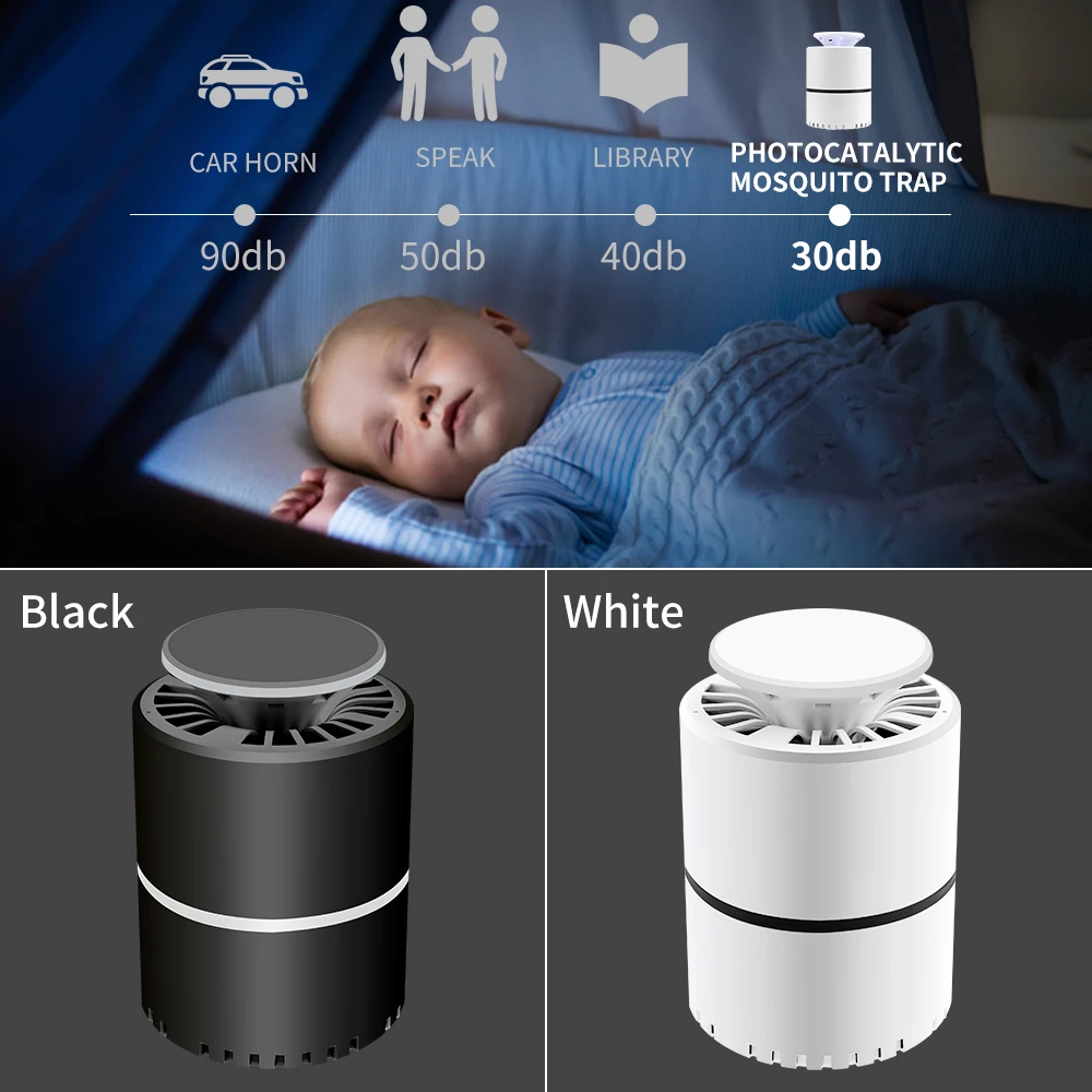 USB 5 В светильник убийца комаров летающая электрическая лампа ловушка для