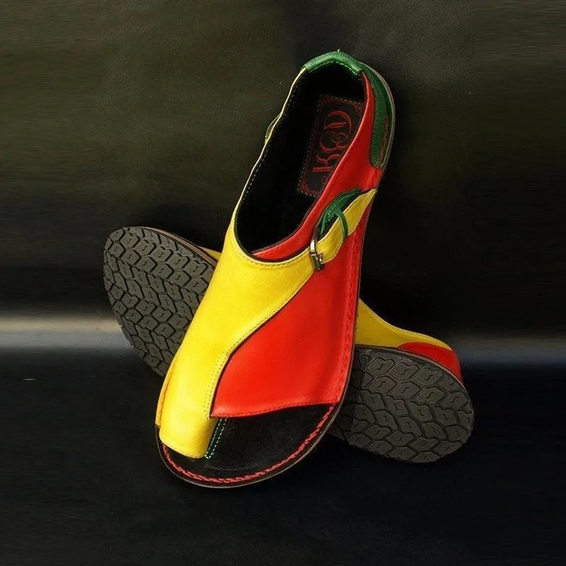 

Women Sandals Flip Flops Flats 2020 New Summer Fashion Wedges Shoes Woman Slides Buckle Lady Casual Female Plus Size 35-43