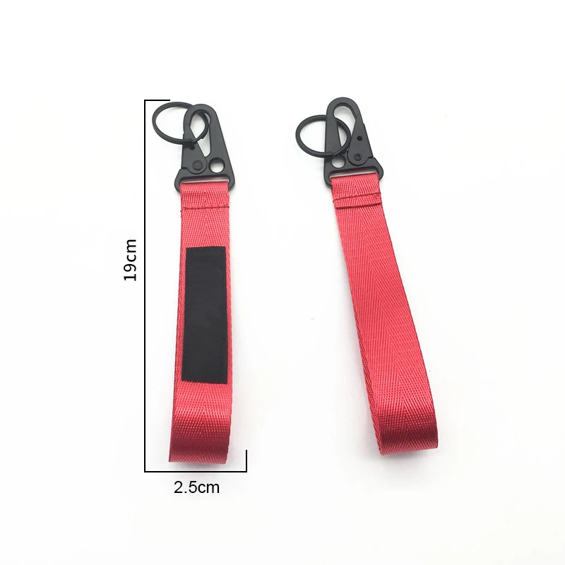 

VEHICAR ACURA Style Wrist Strap Car Keychain ID Holder Mobile Trailer belt with Carabiner Key Chain Lanyard Racing Pendant