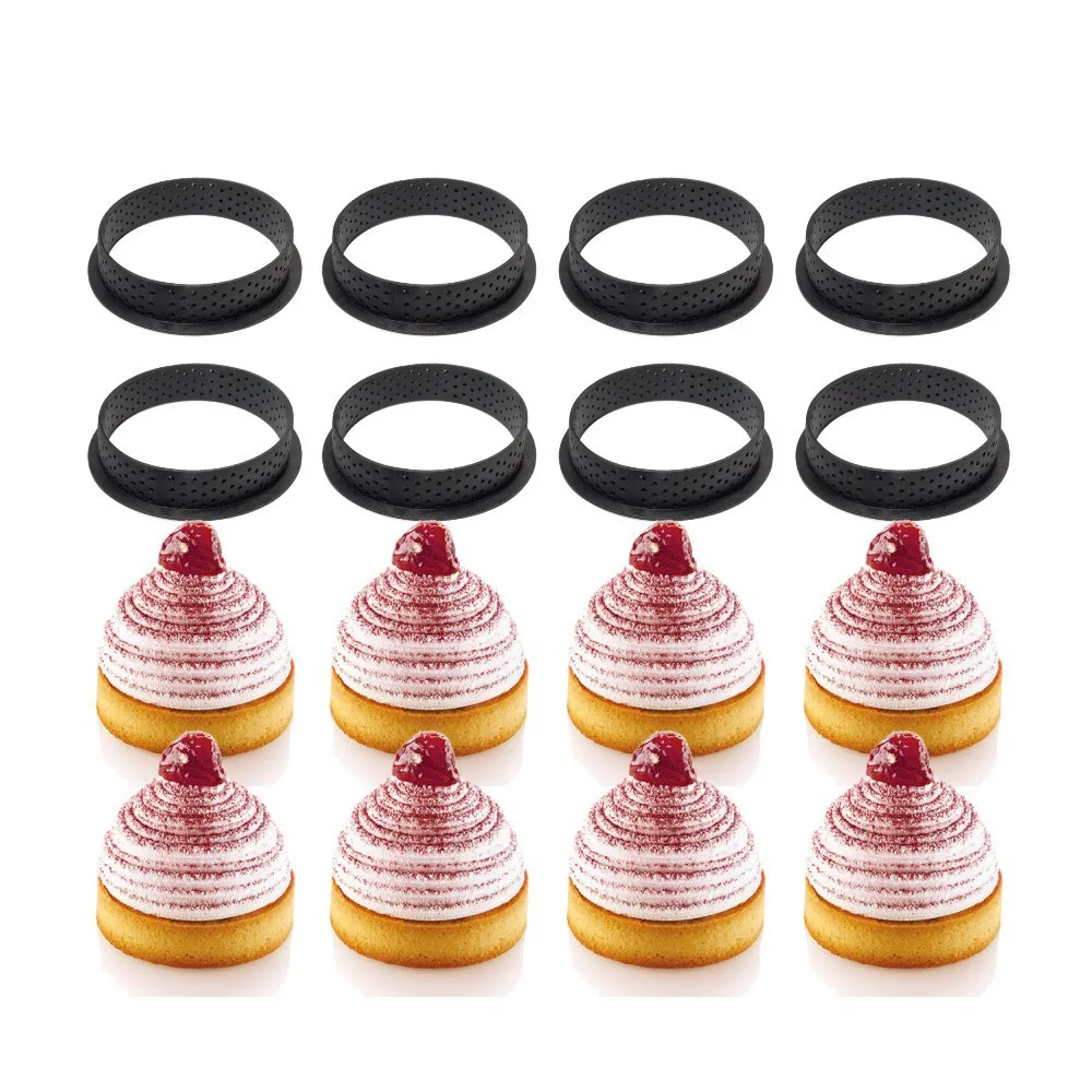 Молд круглая башня кольцо режущая форма Пластиковая Сетка для торта выпечка