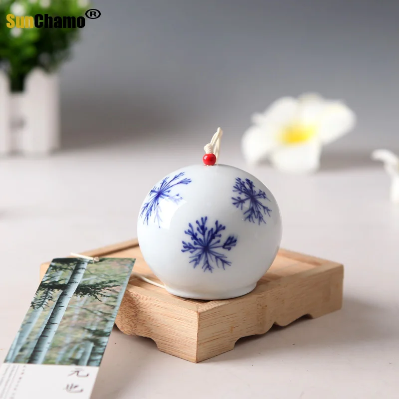 Ходовой товар оригинальный керамический подвесной колокольчик ручной работы с