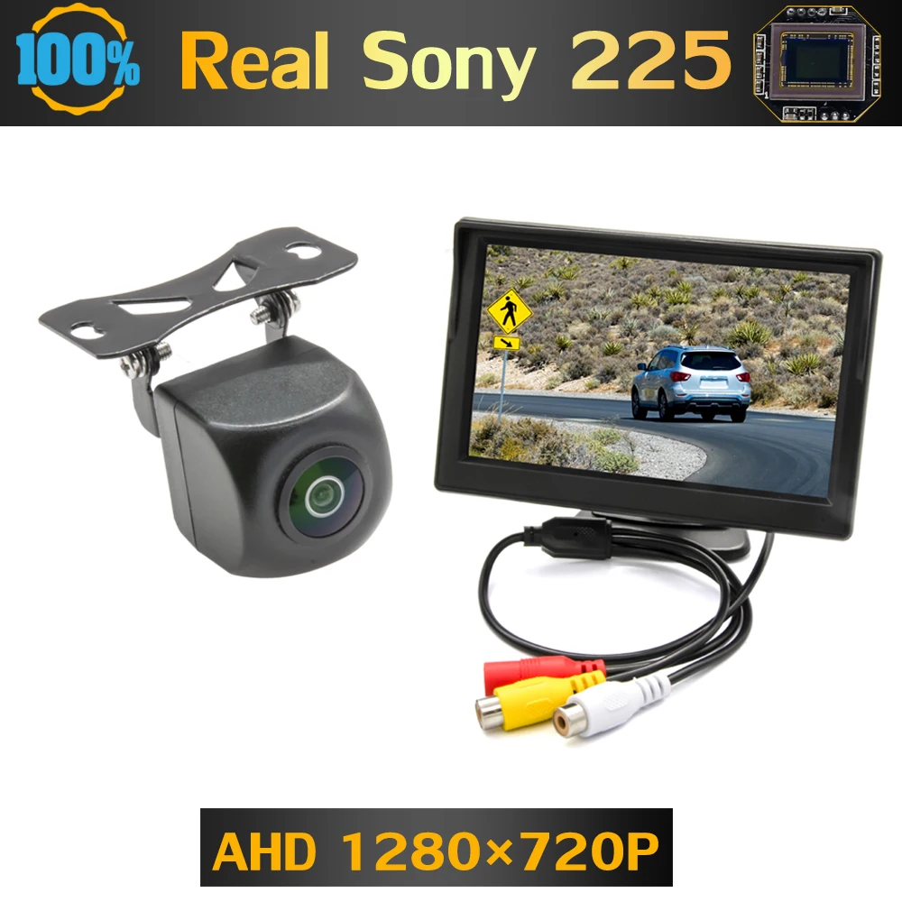 Настоящая Sony AHD 1280*720P ночное видение беспроводная автомобильная камера заднего