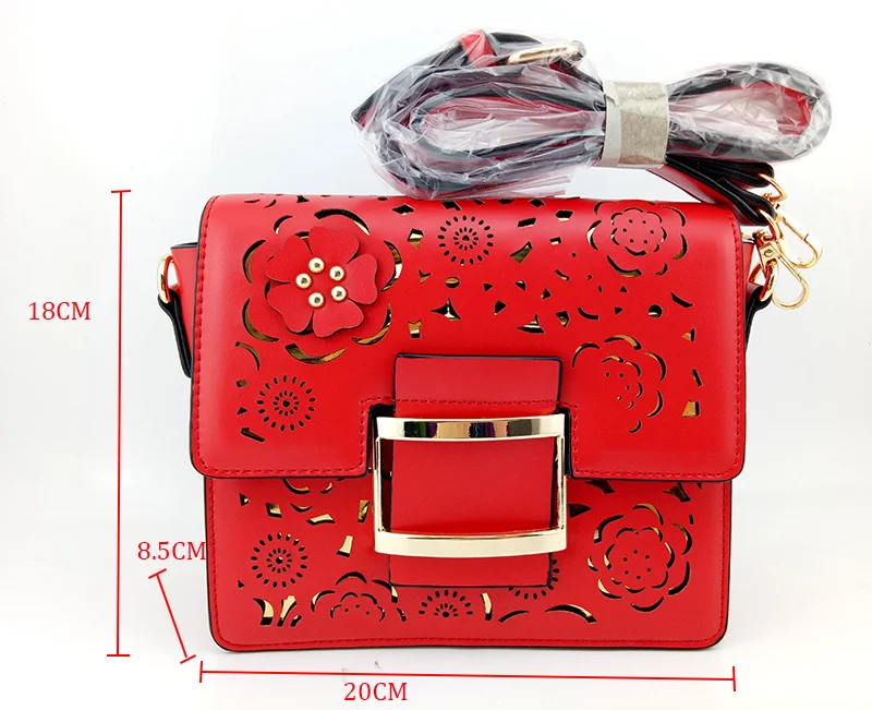 Итальянский дизайн цвет фуксии Туфли на толстом каблуке и сумочка в комплекте