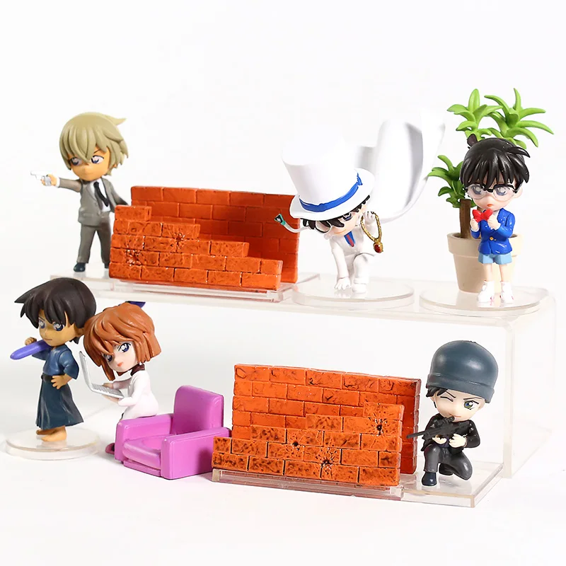 Детектив Conan Edogawa Конана/Haibara Ai/Хаттори Heiji / Kaitou малыш/акаи Shuuichi Furuya Rei Настольный