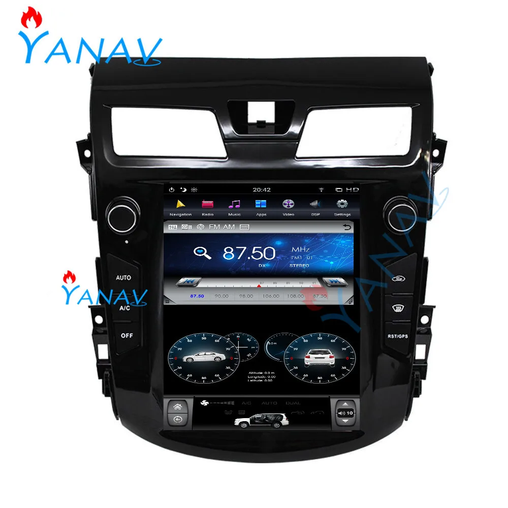 

10.4 inch PX6 Vertical Screen Android 9.0 Car Radio For-Nissan Teana 2013-2018 Gps Android navigation radio Stereo multimedia pl