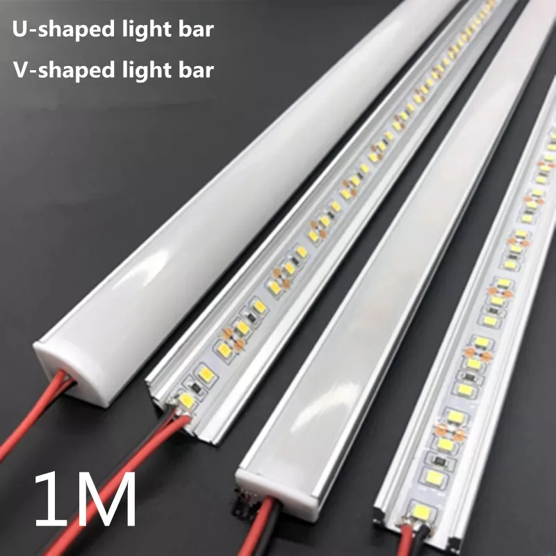10-20 sets of 72LED / m 12V hard light bar highlights 5630 chip aluminum profile channel PC cover DHL free shipping