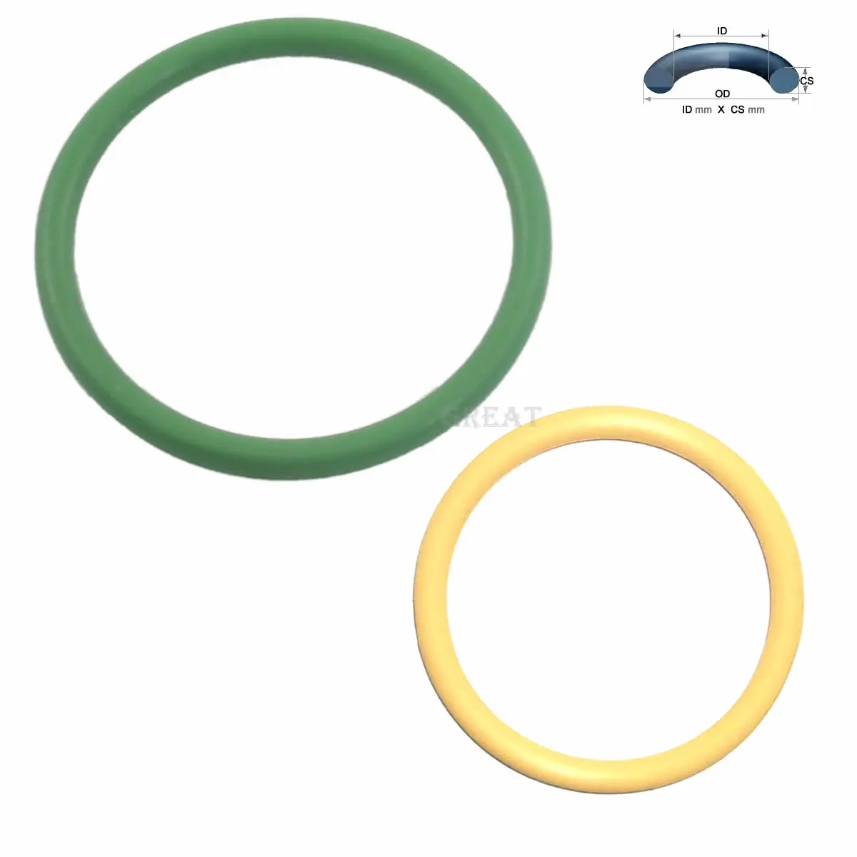 5.1X1.6 Oring 5 1 мм ID X 6 CS EPDM этилен пропилен ФКМ фторуглеродный NBR Нитриловое
