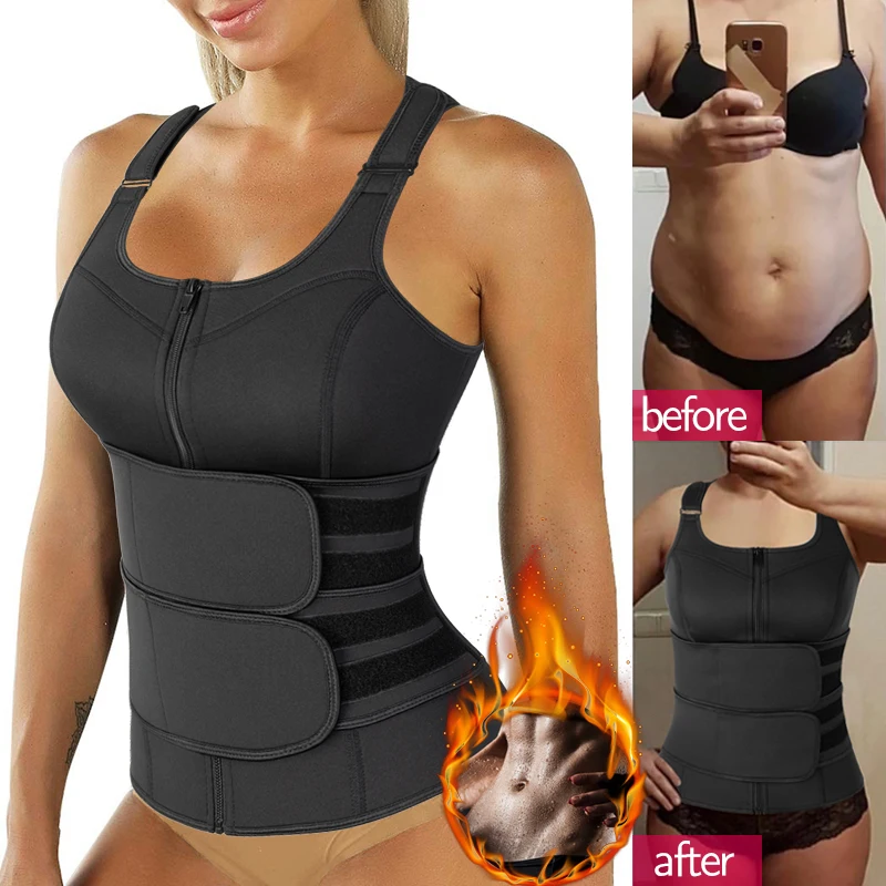 Корсет для тренировки талии жилет от пота потеря веса корректор фигуры