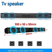 tv soundbar speaker for computer home theater bluetooth speakers bass stereo subwoofer column support som sound bar for tv