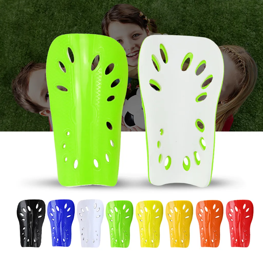 1 пара Футбольные Щитки Для подростков Дети Мальчики Спорт на открытом воздухе
