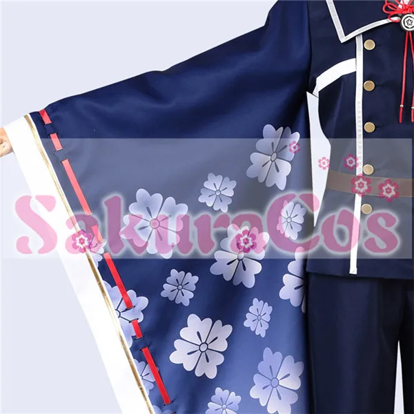 Touken Ranbu Online Nakigitsune hakusan yoshimitsu костюм для косплея топ+ брюки+ шляпа полный комплект