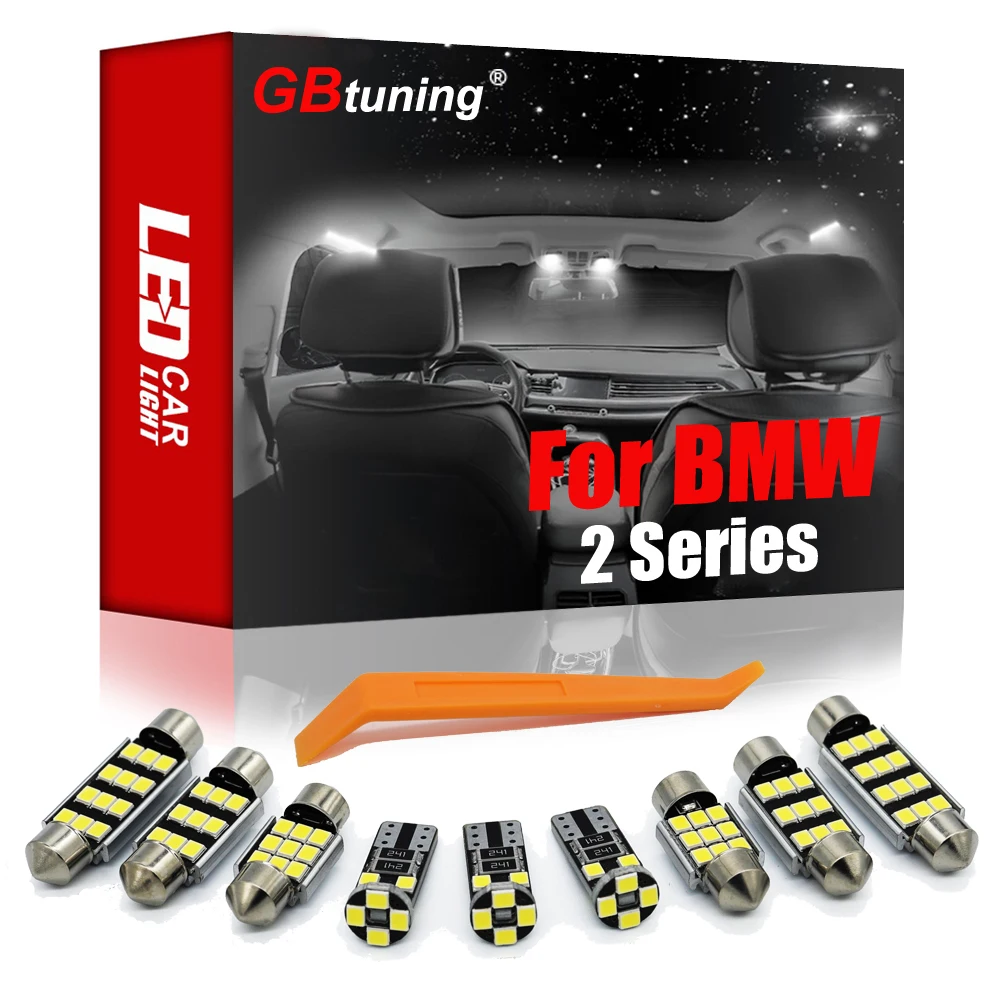 GBtuning нет ошибок внутренняя подсветка 5 шт для BMW 2 серии F22 F87 купе 218i 220d xDrive 220i 225d 228i