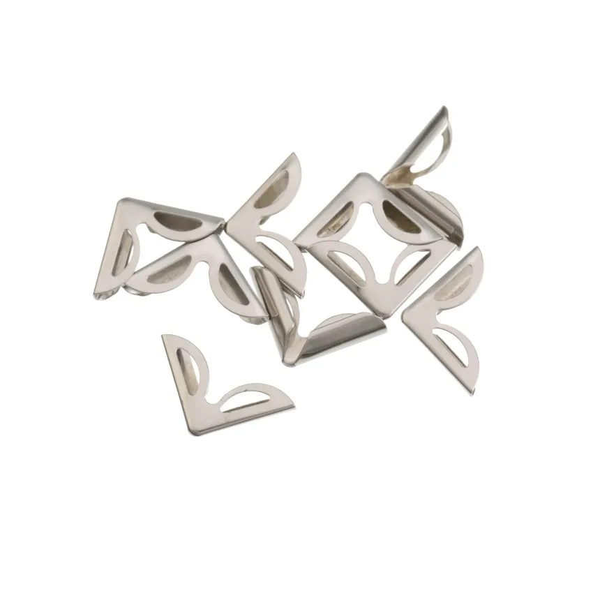 50 шт. Альбомы для скрапбукинга меню папки угловые протекторы (толщина 5 мм) 23x16 мм