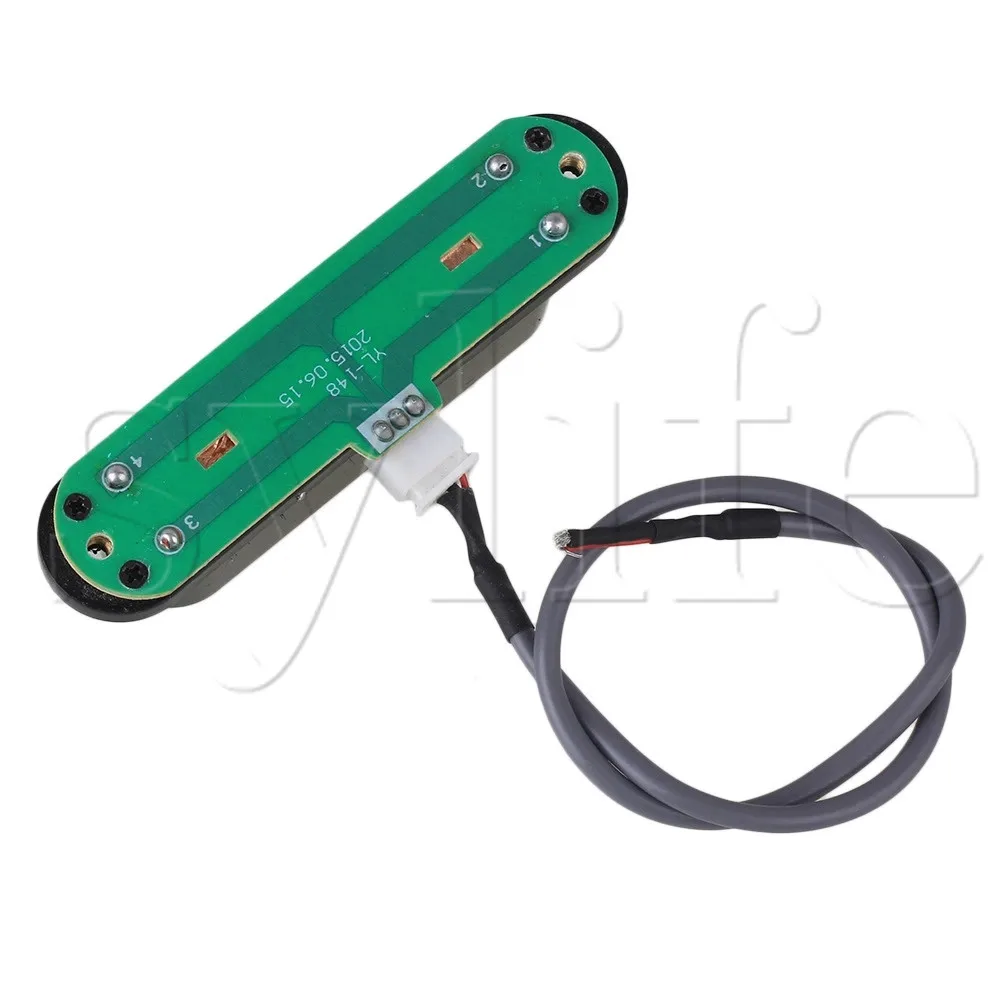 Черный и зеленый 6 струнный Пикап для электрогитары с двойной катушкой|Детали