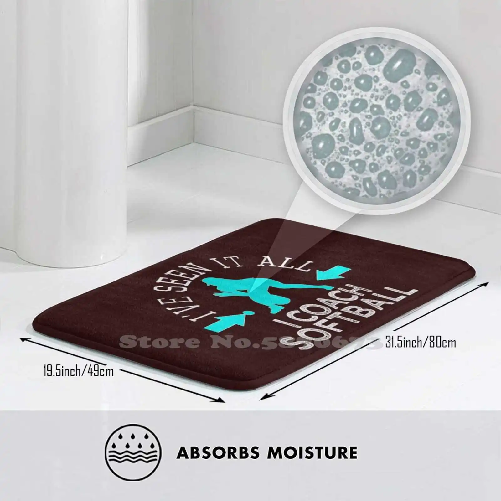 Забавный I'Ve Seen It All I Coach Софтбол Подарочный дизайн Мягкая подушка Домашний