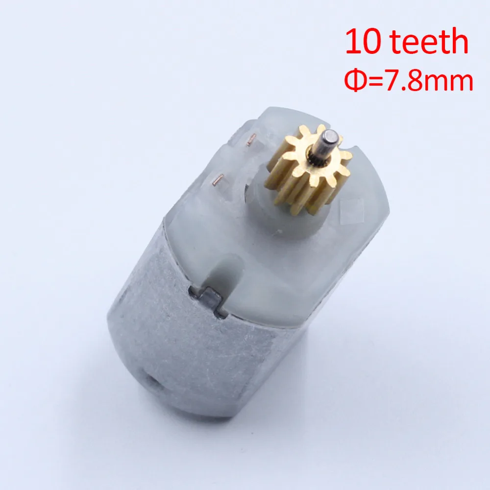 Azgiant 12V 9/10 зубов 7 мм Диаметр DC FC280 Автомобильный Замок мотор с бортовым поворотом