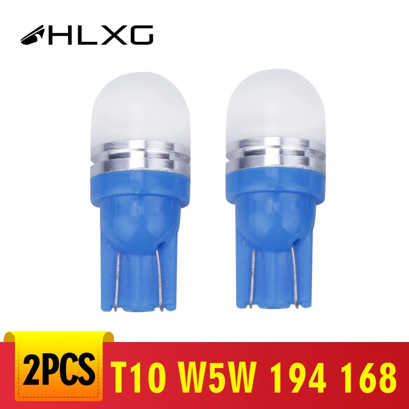 hlxg Сигнал поворота 2 шт. W5W LED T10 194 168 Светодиодный стояночный габаритный свет 12V