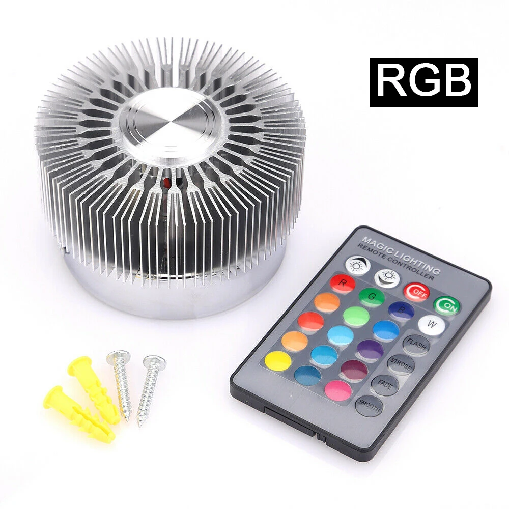 Mounted LED Wall Light RGB Effect Lamp Sunflower Projection Rays AC85-265V Remote Control Corridor 1W/ 3W | Лампы и освещение