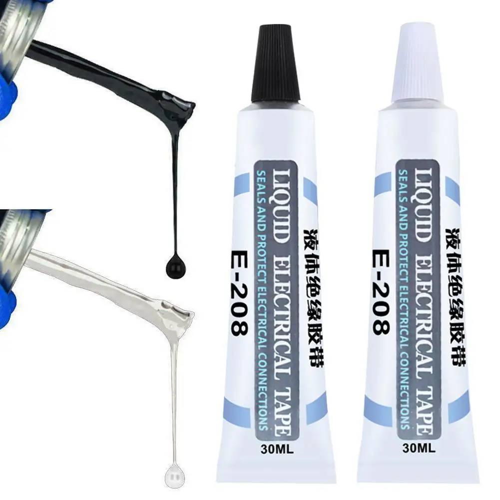 

30ml Tube Liquid Insulation Electrical Paste Waterproof Anti-UV Fast Dry Data Cable Repair High Temperature Flame Retardant Glue