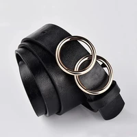 womens belt designer design high quality belt womens fashion alloy double ring buckle girl jeans dress wild belt2021new