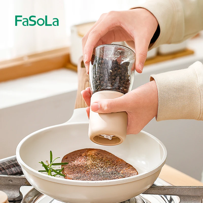 Мельница для соли и перца FaSoLa мельница специй перечница шейкер ручной кухонный