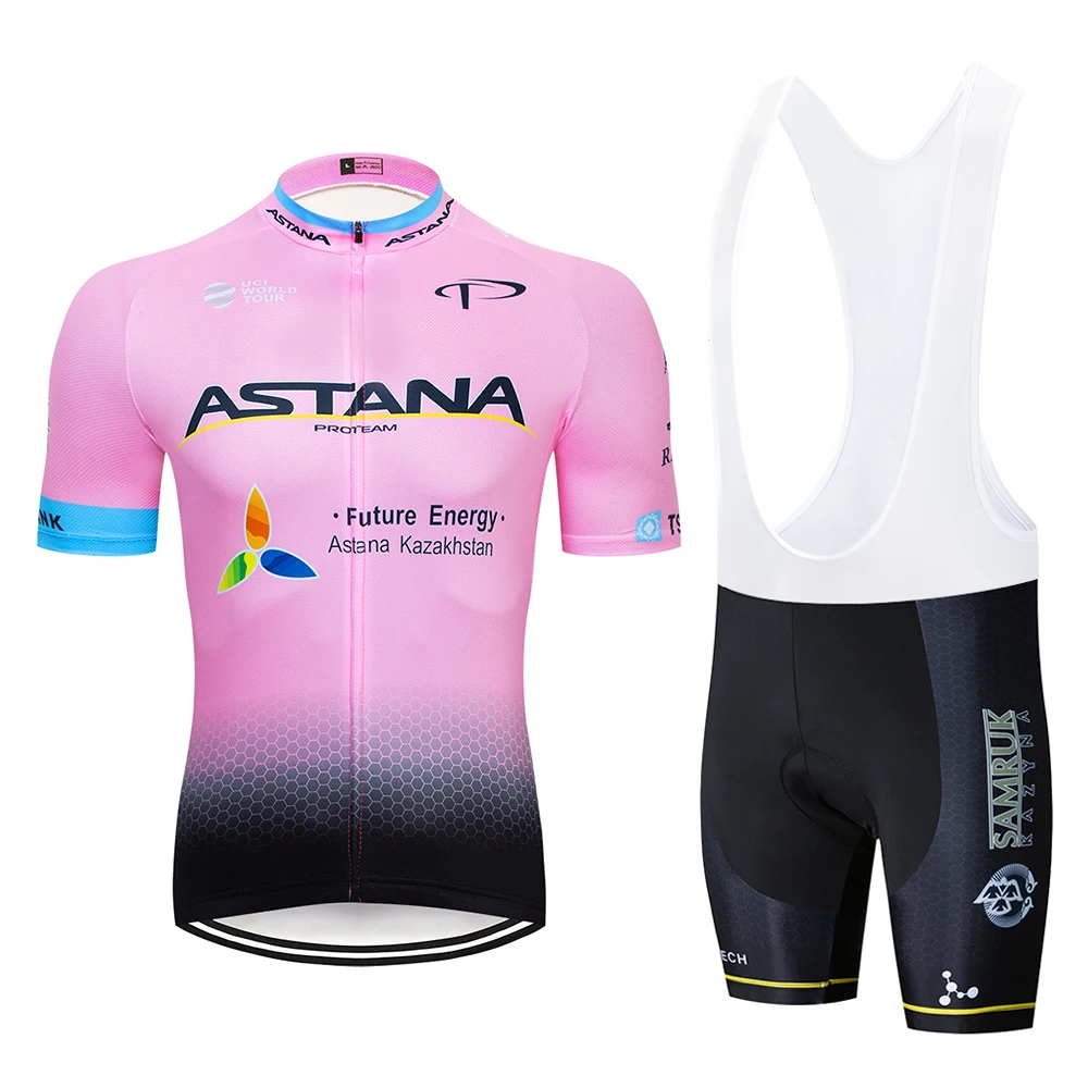 2019 Астана Команда велосипедная одежда Джерси Ropa Ciclismo мужские летние