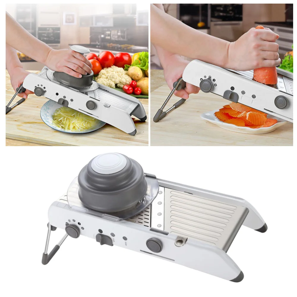 Слайсер для пищевых продуктов быстрая терка регулируемая нержавеющая сталь