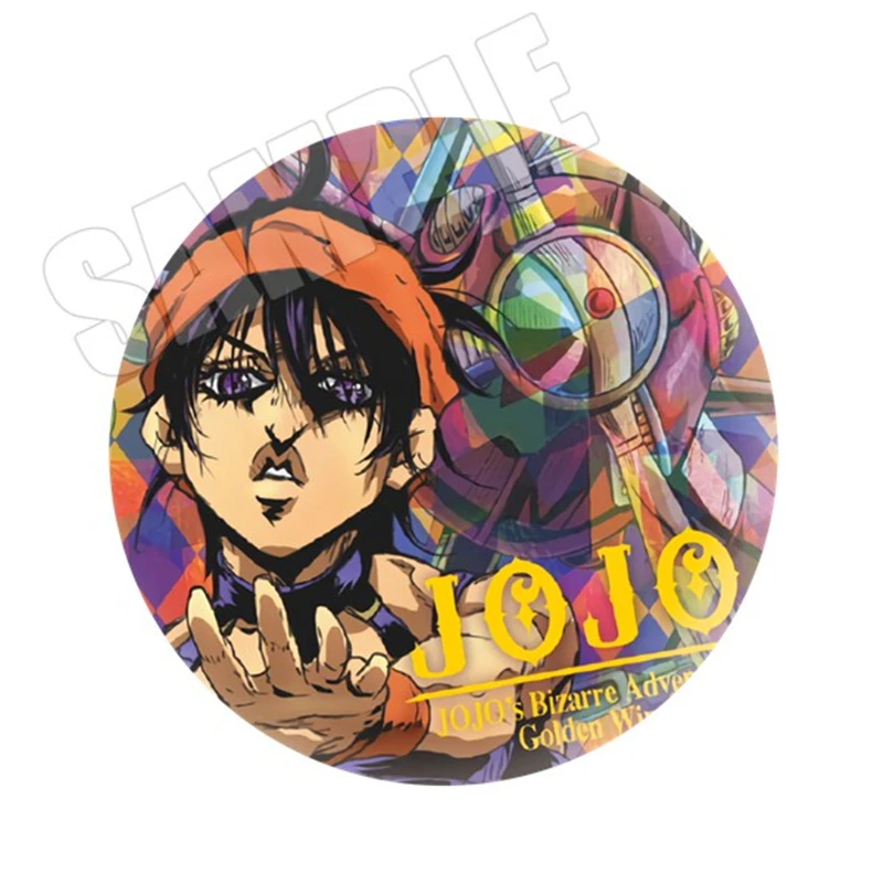 11 шт./лот JoJo'S Необычные Приключения Золотая булавка значок косплей реквизит для
