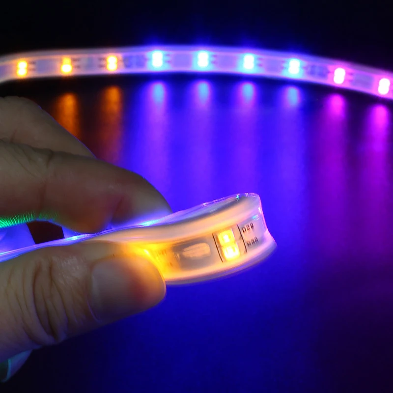 LED Remote Control Light Strip Flexible Colorful Waterproof Neon Lights RGB Ribbon String 10M Tape DC12V | Лампы и освещение