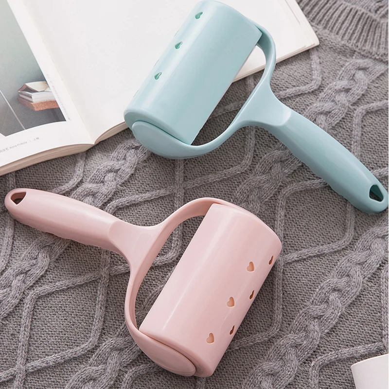 

Nordic color tearable sticky hair roller with cover replaceable paper core dust removal roller sofa seat clothing hair sticker