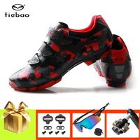 tiebao cycling shoes men outdoor sapatilha ciclismo brethable self locking wear resistant mountain bike sneakers add spd pedals
