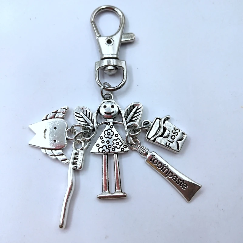 Dentist Gift Tooth Fairy Purse Charm dental surgeon wisdom tooth extraction present fairy unique hygienist birthday | Украшения и