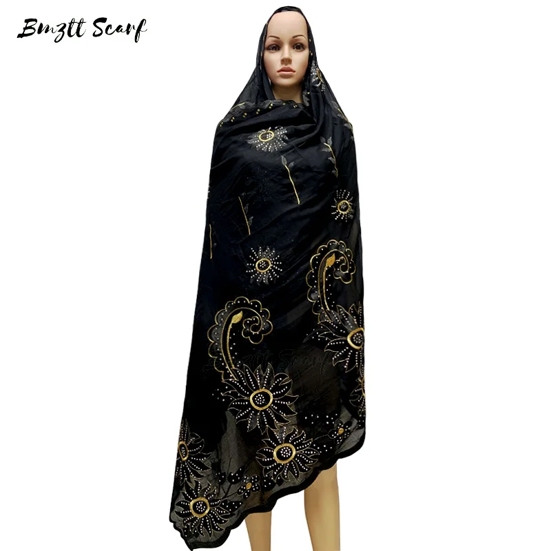 2020 новый высококачественный Африканский мусульманский шарф Стильный хлопковый