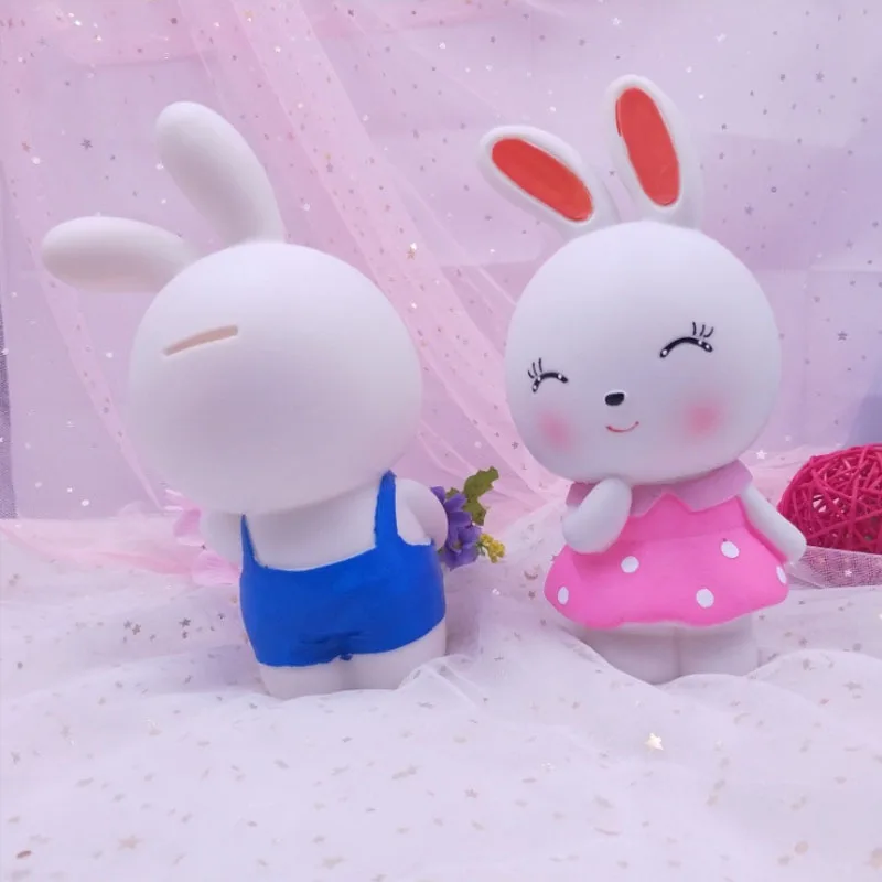 Креативная копилка с мультяшным милым Кроликом анти осенняя Детская домашнее