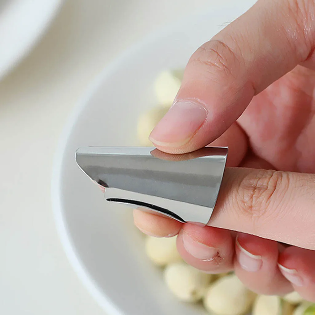 Finger Guard Hand Protector Sheller Vegetables Peeling Safe Protection Tool Stainless Steel Kitchen Gadgets | Дом и сад