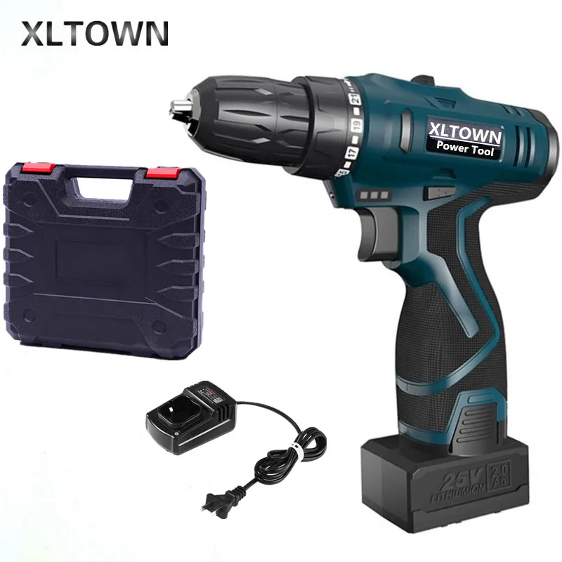 Аккумуляторная электрическая дрель Xltown многофункциональный мини шуруповерт с