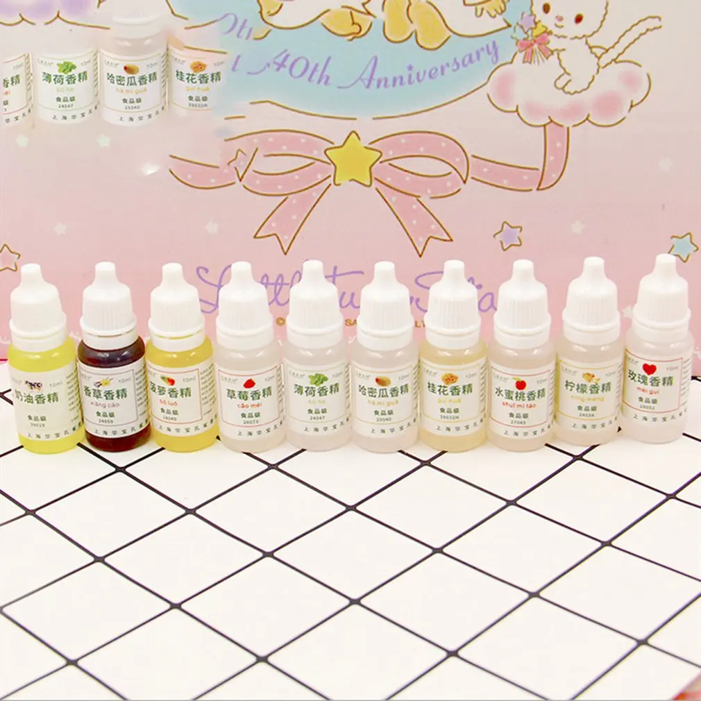 10 мл/бутылка слизь съедобный вкус DIY игрушки для детей моделирование глина запах