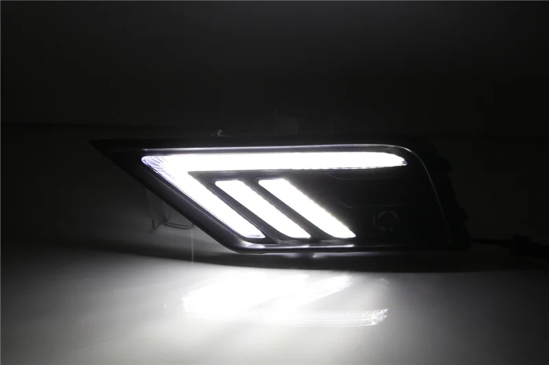 Автомобильный мигающий светодиодный фонарь дневного света 2 шт. для VolkswagenVW Tiguan 2017