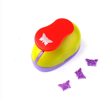 Butterfly 2,5 см цветок удар DIY ремесло Дырокол eva пенопластовый перфоратор дети скрапбук резчик бумаги; Скрапбукинг Пробойники тиснение - Цвет: Butterfly