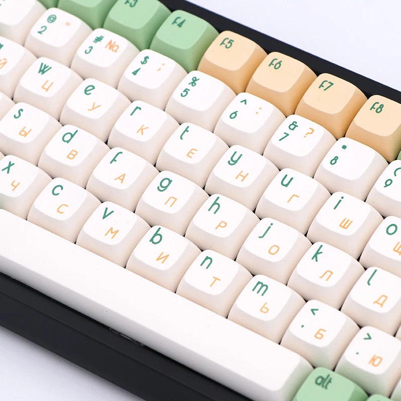 Keypro Ретро Ethermal Dye сублимационные шрифты PBT keycap для проводной USB механической