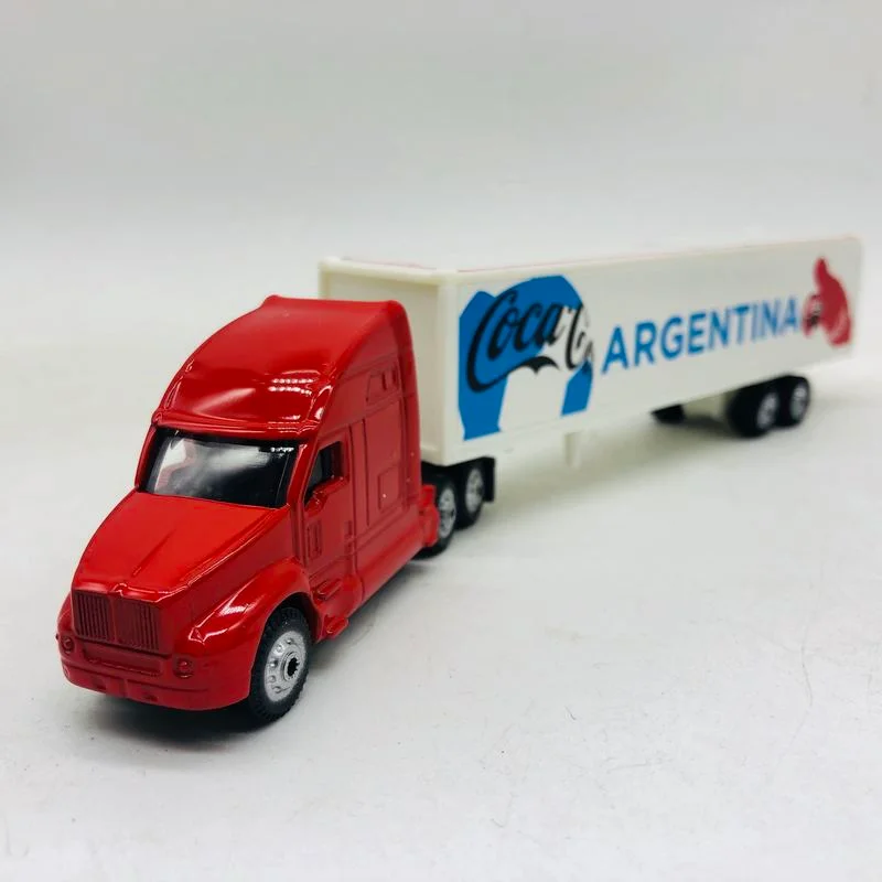 

Diecast 1:87 Vehicles Coke Transport Dedicated Container Truck 20.5CM Alloy Model Truck Car Collection Ornaments
