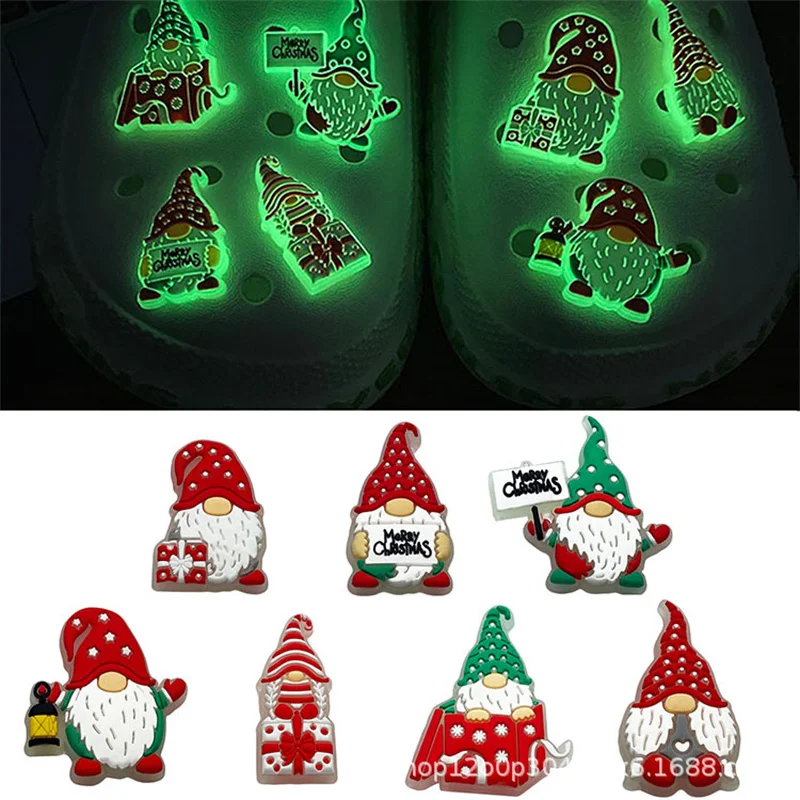 

luminous Shoe Decoration Buckle Charm Accessories 1pcs rubbit planet DIY Combination Jibz for croc kids gift Christmas