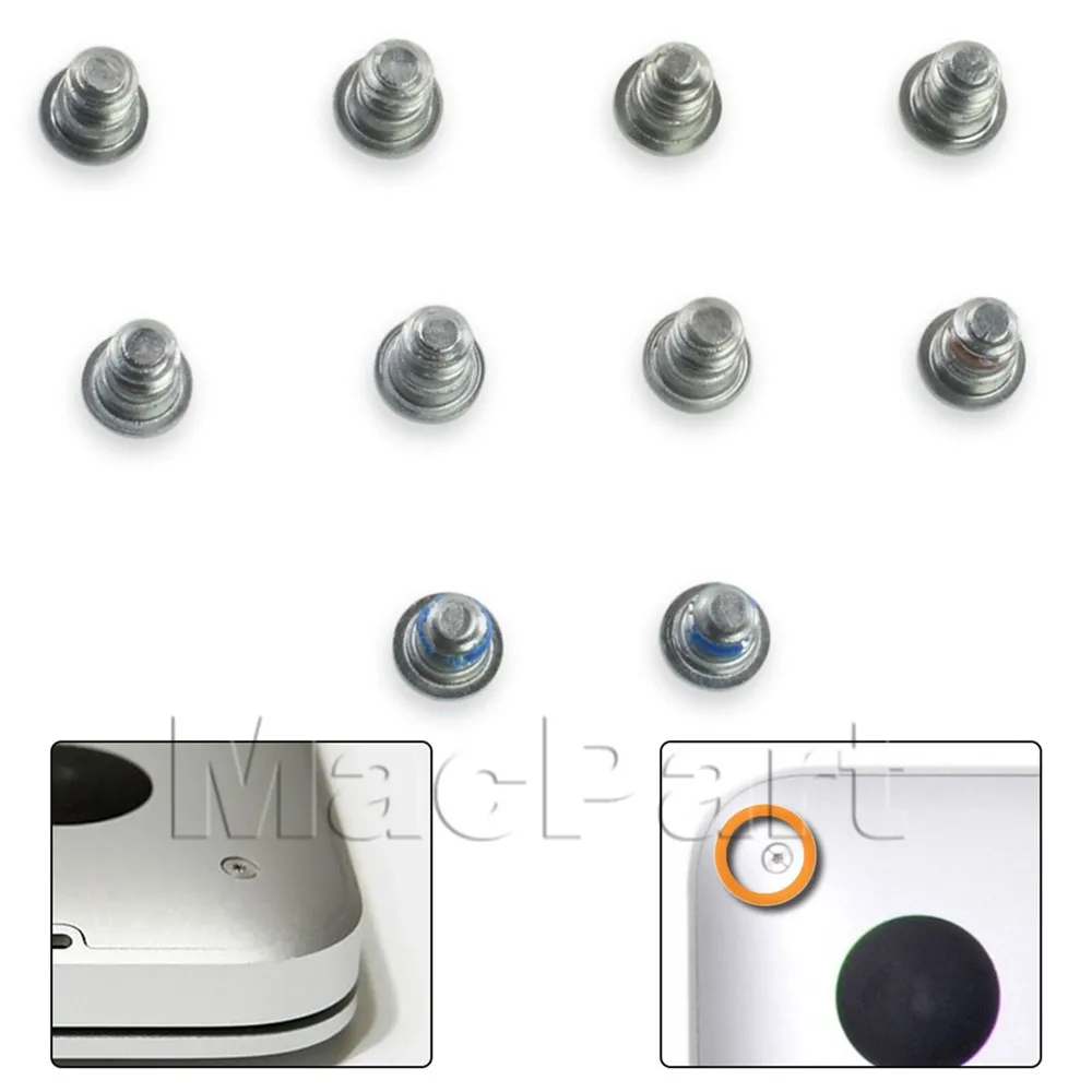 Новинка для Macbook Pro Retina A1425 A1502 A1398 резиновая ножка с винтами и отверткой в