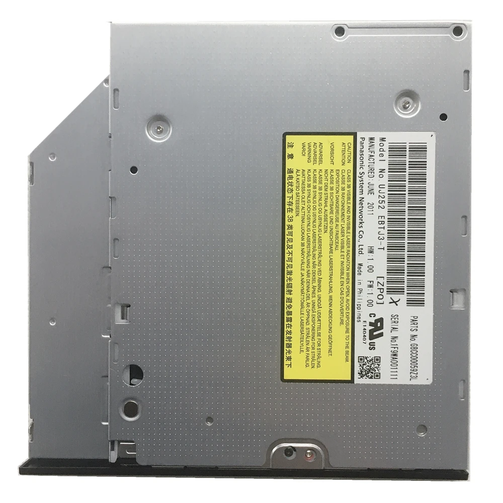 Ультратонкая синяя горелка Panasonic UJ252 EBTJ3-T BD - RE drive SATA 9 5 мм 3D Blu-Ray дисковые