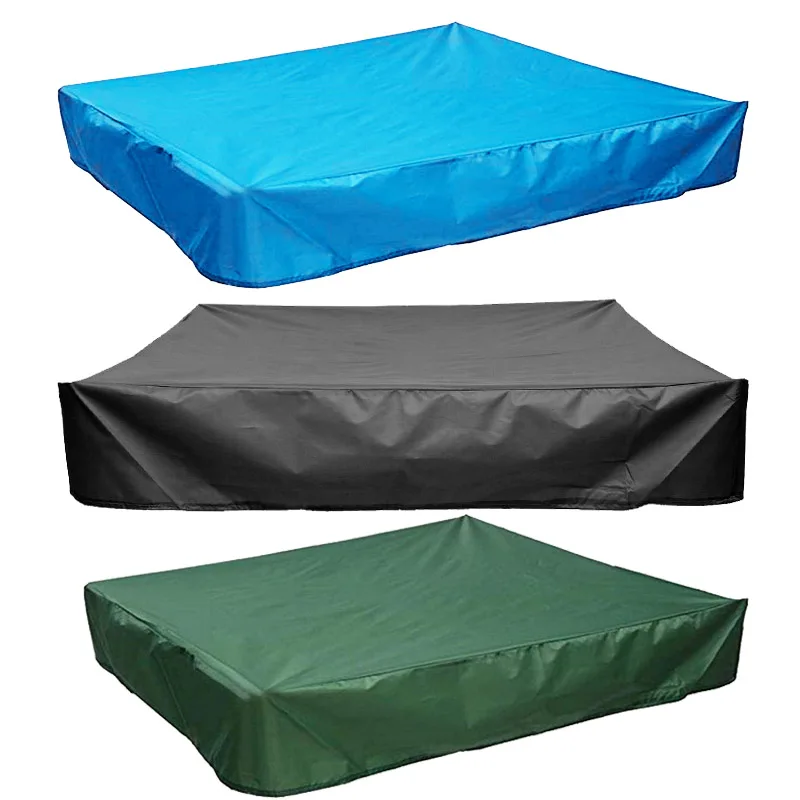 

Square Waterproof Oxford Cloth Dust Cover Canopy With Drawstring Sandbox Sandpit Dustproof Cover for Protects Sand and Toys